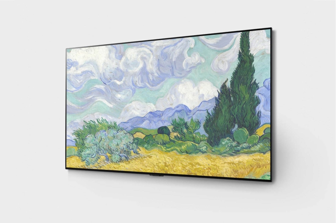 LG OLED LG G1 | 55 inch | ThinQ AI | OLED 4K | FILMMAKER MODE™, -15 degree side view, OLED55G13LA, thumbnail 2
