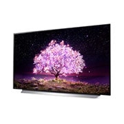LG C1 48 inch 4K Smart OLED TV, -15 degree side view, OLED48C12LA, thumbnail 2