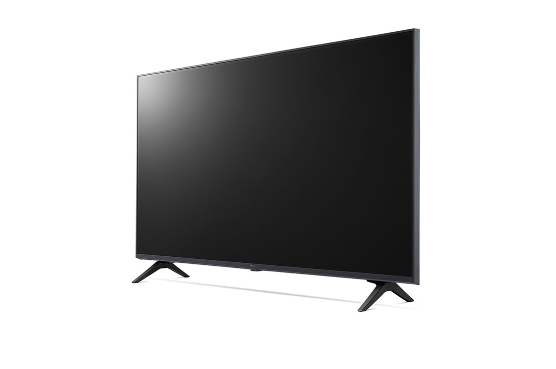 LG UP77 inchi 4K Smart UHD TV, vedere laterală la 30 de grade cu imagine continuă, 43UP77003LB, thumbnail 3