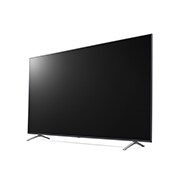 LG UP77 75inchi 4K Smart UHD TV, vedere laterală la 30 de grade cu imagine continuă, 75UP77006LB, thumbnail 3