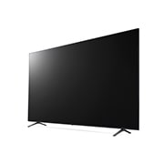 LG UP80 86inchi 4K Smart UHD TV, vedere laterală la 30 de grade cu imagine continuă, 86UP80003LA, thumbnail 3