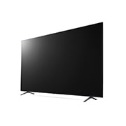 LG UP80 75inchi 4K Smart UHD TV, vedere laterală la 30 de grade cu imagine continuă, 75UP80006LA, thumbnail 3
