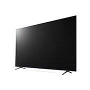 LG UP80 82inchi 4K Smart UHD TV, vedere laterală la 30 de grade cu imagine continuă, 82UP80006LA, thumbnail 3