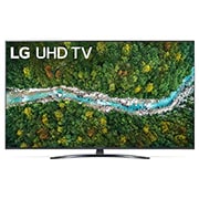 LG UP78 50inchi 4K Smart UHD TV, Vedere frontală a televizorului LG UHD, 50UP78003LB, thumbnail 1