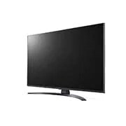 LG UP78 43inchi 4K Smart UHD TV, vedere laterală la 30 de grade cu imagine continuă, 43UP78006LB, thumbnail 3
