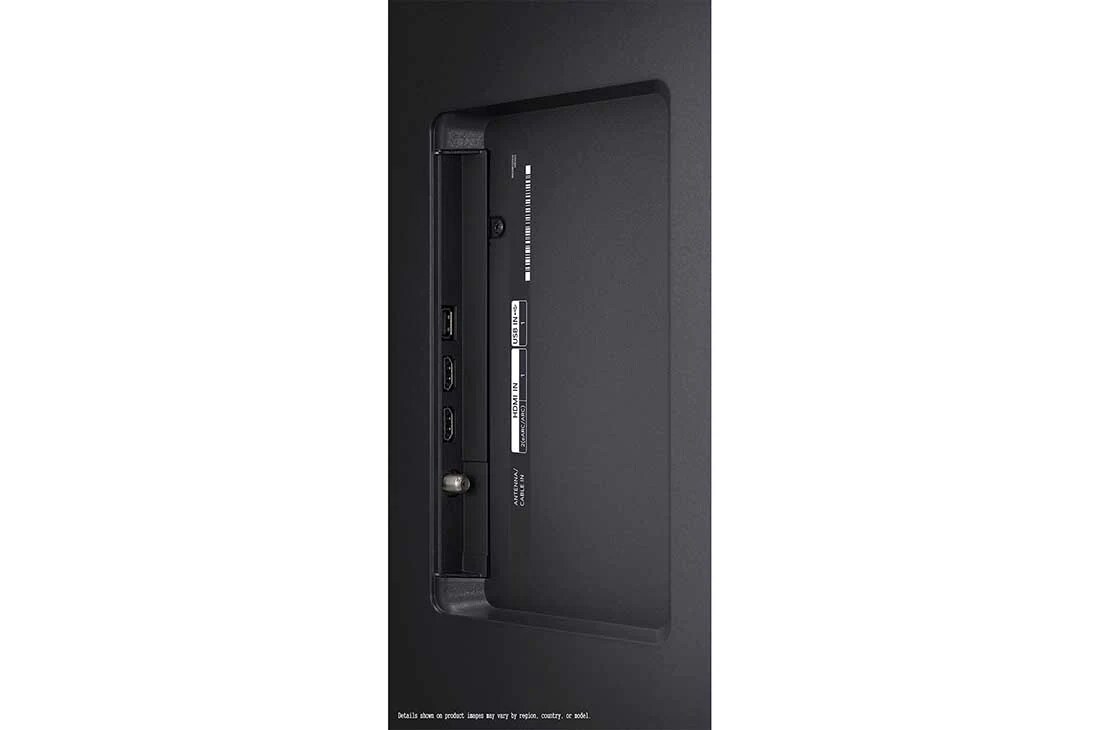 LG UP78 50inchi 4K Smart UHD TV, close-up view of HDMI, USB, 50UP78006LB, thumbnail 13