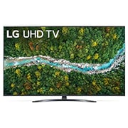 LG UP78 50inchi 4K Smart UHD TV, Vedere frontală a televizorului LG UHD, 50UP78006LB, thumbnail 1