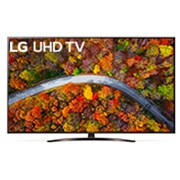 LG UP81 50inchi 4K Smart UHD TV, Vedere frontală a televizorului LG UHD, 50UP81006LA, thumbnail 1