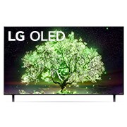 LG OLED LG A1| 55 inch | Dolby Vision IQ & Dolby Atmos  | ThinQ AI | 4K Smart OLED TV, front view, OLED55A13LA, thumbnail 1