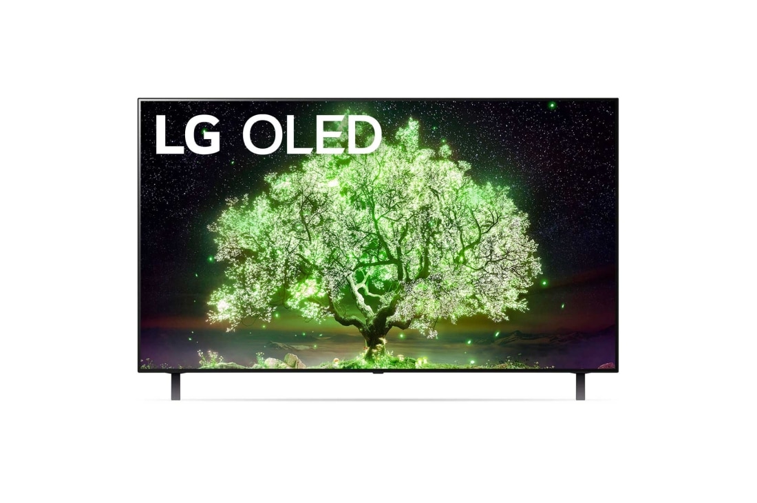 LG OLED LG A1| 55 inch | Dolby Vision IQ & Dolby Atmos  | ThinQ AI | 4K Smart OLED TV, front view, OLED55A13LA