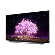 LG OLED LG C1 | 55 inch | Dolby Vision IQ & Dolby Atmos | ThinQ AI | 4K Smart OLED TV, reverse 15 degree side view , OLED55C11LB, thumbnail 4