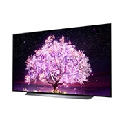 LG OLED LG C1 | 65 inch | Dolby Vision IQ & Dolby Atmos| AI Picture Pro | ThinQ AI | 4K Smart OLED TV, reverse 15 degree side view , OLED65C11LB, thumbnail 2