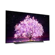 LG OLED LG C1 | 65 inch | Dolby Vision IQ & Dolby Atmos| AI Picture Pro | ThinQ AI | 4K Smart OLED TV, 15 degree side view, OLED65C11LB, thumbnail 6