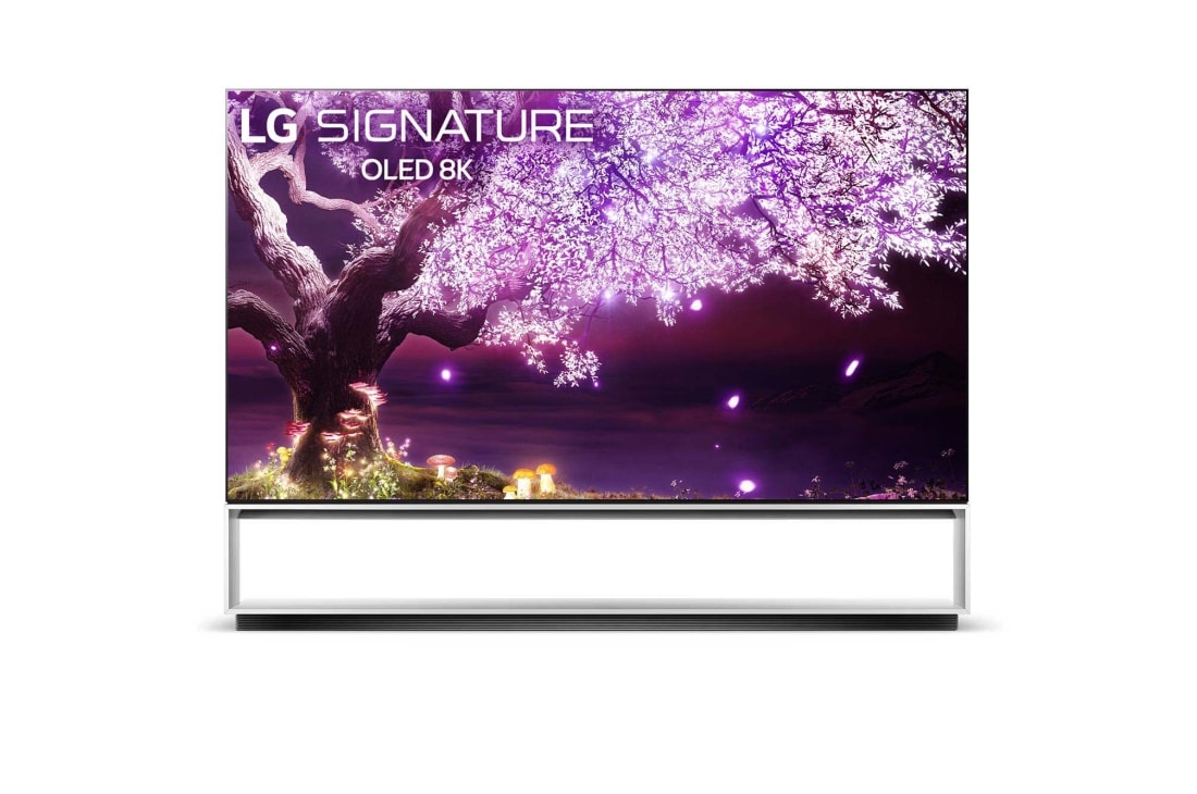 LG OLED LG Z1 | Diagonală 88inch | 8K Smart OLED TV | Dolby Vision IQ & Dolby Atmos | OLED Motion Pro | ThinQ AI, front view, OLED88Z19LA