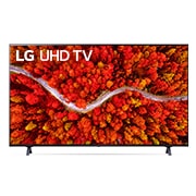 LG UP80 50inchi 4K Smart UHD TV, Vedere frontală a televizorului LG UHD, 50UP80003LR, thumbnail 1