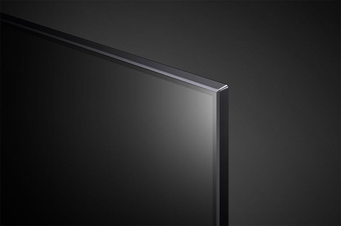 LG Televizor 4K QNED | Diagonala 55 | Procesor α7 Gen5 AI | ThinQ | Negru, vedere prim-plan a panoului, 55QNED813QA, thumbnail 6