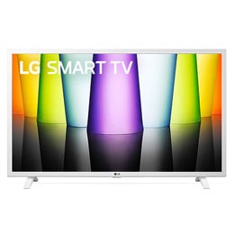 Vedere frontală a televizorului LG Full HD cu imaginea continuă și sigla produsului aprinsă 2