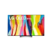 LG OLED evo C2 55 inch 4K Smart TV, Front view , OLED55C22LB, thumbnail 1