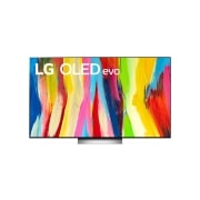 LG C2 65 inch evo , Front view , OLED65C22LB, thumbnail 1