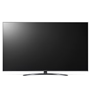 LG UQ81 UHD 4K 50 inch ThinQ AI, vedere frontală cu imagine continuă, 65UQ81003LB, thumbnail 2