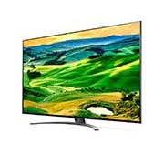 LG Televizor 4K QNED | Diagonala 50 | Procesor α7 Gen5 AI | ThinQ | Negru, vedere laterală la 30 de grade cu imagine continuă, 50QNED813QA, thumbnail 3