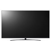 LG UQ81 UHD 4K 75 inch ThinQ AI, vedere frontală cu imagine continuă, 75UQ81003LB, thumbnail 2