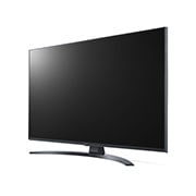LG UQ81 UHD 4K 65 inch ThinQ AI, vedere laterală la 30 de grade cu imagine continuă, 43UQ81003LB, thumbnail 3