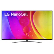 LG Nano81 | 65 inch 4K Cinema HDR | Procesor α5 Gen5 AI 4K | Cinema NanoCell | ThinQ AI |NanoCell Gaming , Vedere frontală a televizorului NanoCell LG, 65NANO813QA, thumbnail 1