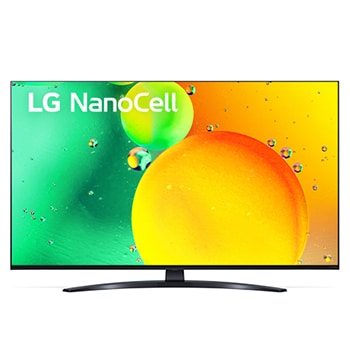 Vedere frontală a televizorului NanoCell LG1