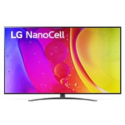 LG Nano81 | 50 inch 4K Cinema HDR | Procesor α5 Gen5 AI 4K | Cinema NanoCell | ThinQ AI |NanoCell Gaming , Vedere frontală a televizorului NanoCell LG, 50NANO813QA, thumbnail 1