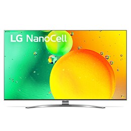 Vedere frontală a televizorului NanoCell LG2