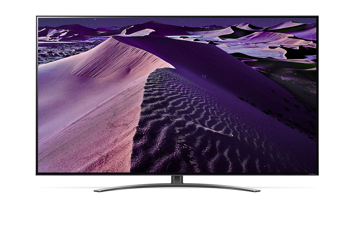 LG QNED86 | MiniLED | 55 inch| Procesor α7 Gen5 AI | Dolby Vision si Dolby Atmos | ThinQ , Front view With Infill Image, 55QNED863QA, thumbnail 2