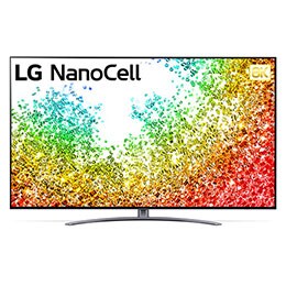 Vedere frontală a televizorului NanoCell LG2