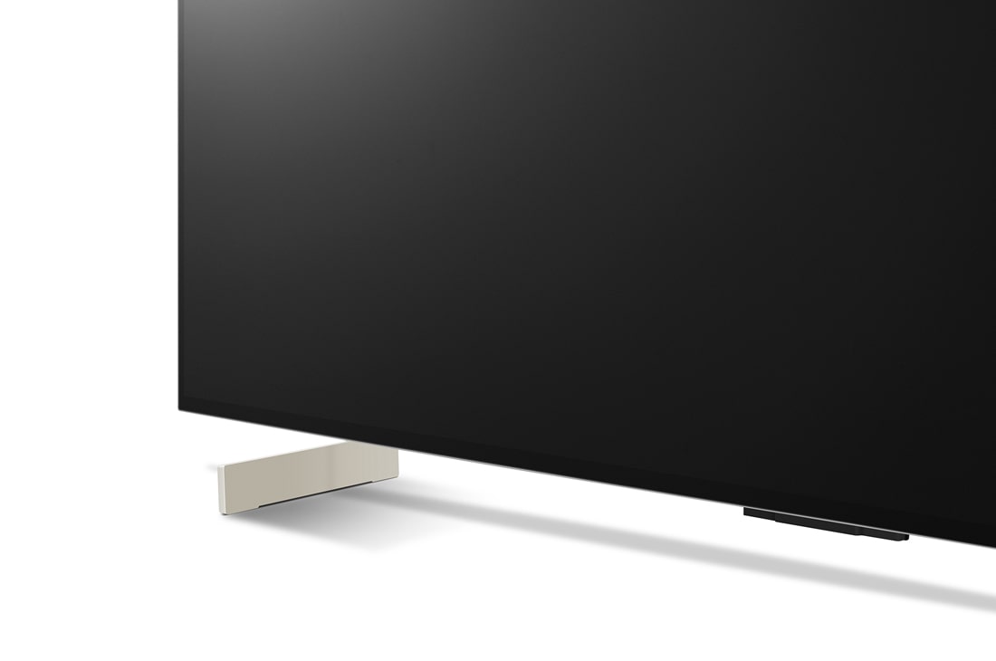 LG OLED evo C2 de 42'' 4K Smart TV, Side close up view of the base   , OLED42C26LB, thumbnail 8