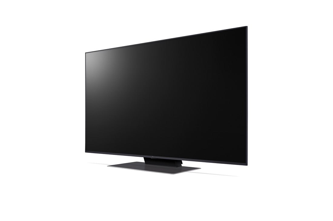 LG UHD UR91 de 43'' 4K Smart TV, 2023, vedere laterală la 30 de grade, 43UR91003LA, thumbnail 3