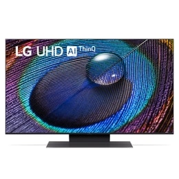 Eine Frontansicht des LG UHD TV2