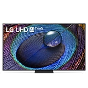 LG UHD UR91 de 75'' 4K Smart TV, 2023, Vedere frontală a televizorului LG UHD, 75UR91003LA, thumbnail 1