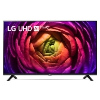 Eine Frontansicht des LG UHD TV1