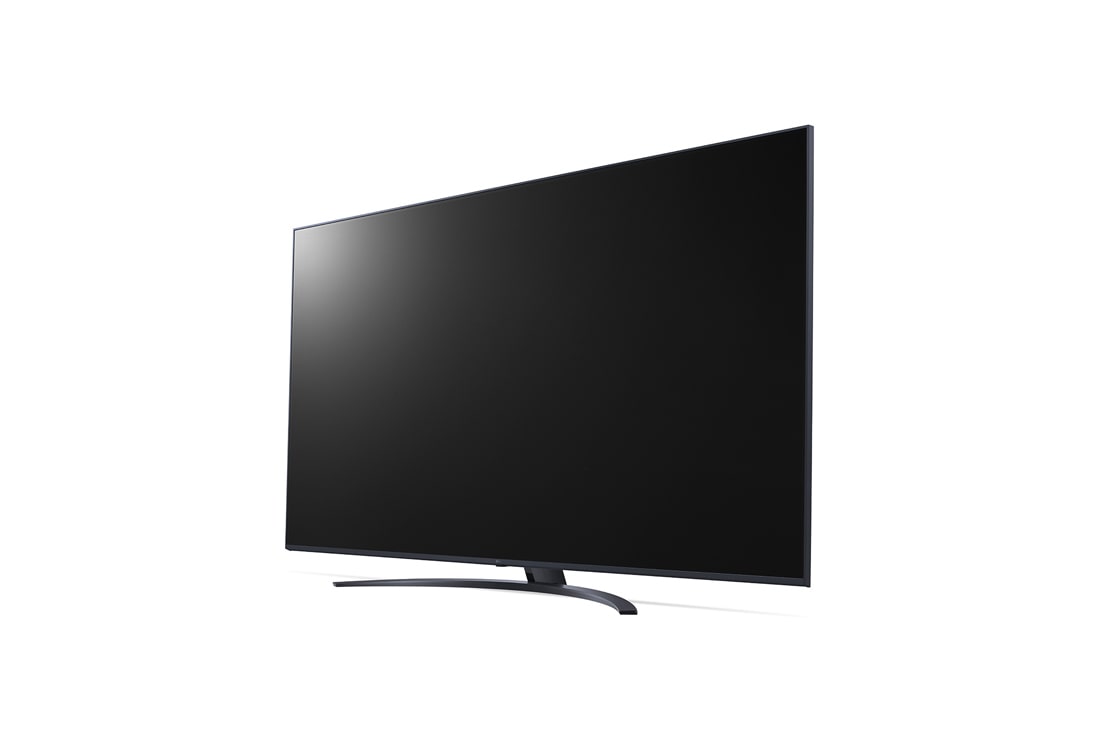 LG UHD UR81 de 75'' 4K Smart TV, 2023, vedere laterală la 30 de grade, 75UR81003LJ, thumbnail 3