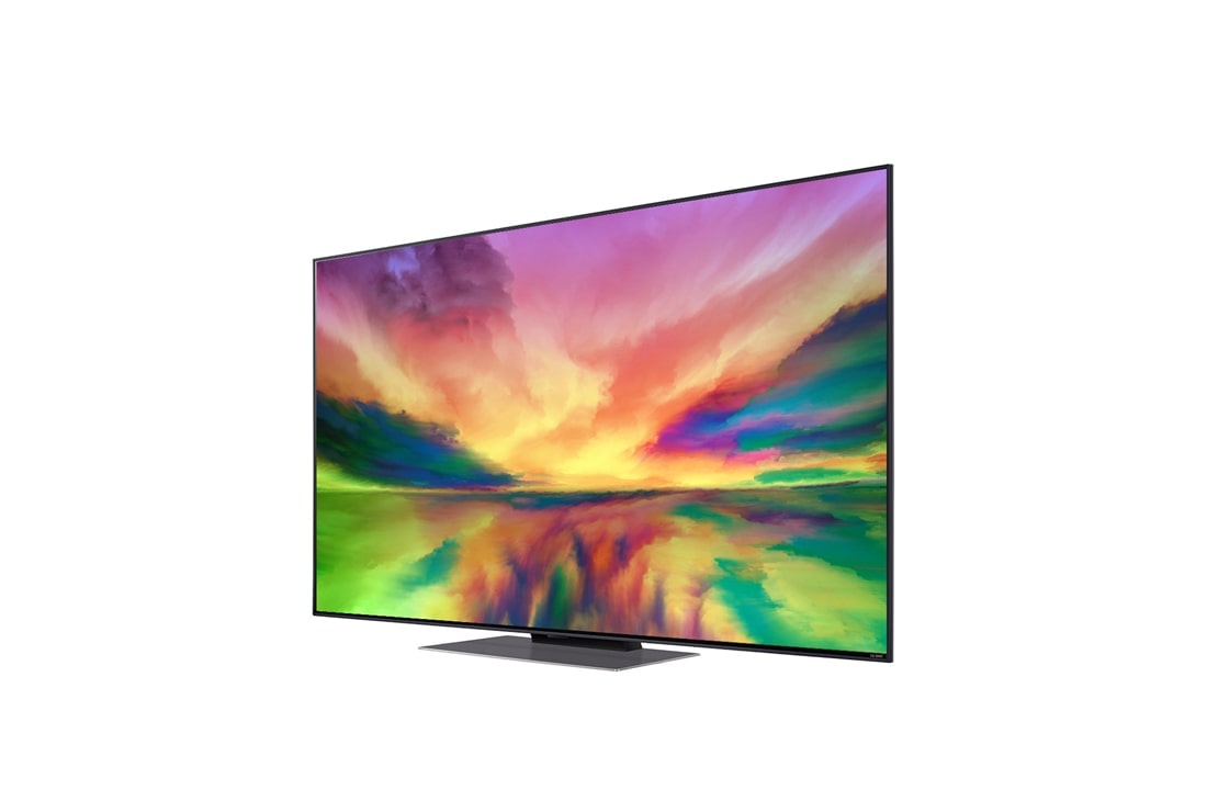 LG QNED81 de 55'' 4K Smart TV, 2023, vedere laterală la 30 de grade cu imagine continuă, 55QNED813RE, thumbnail 3