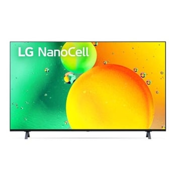 Vedere frontală a televizorului NanoCell LG1