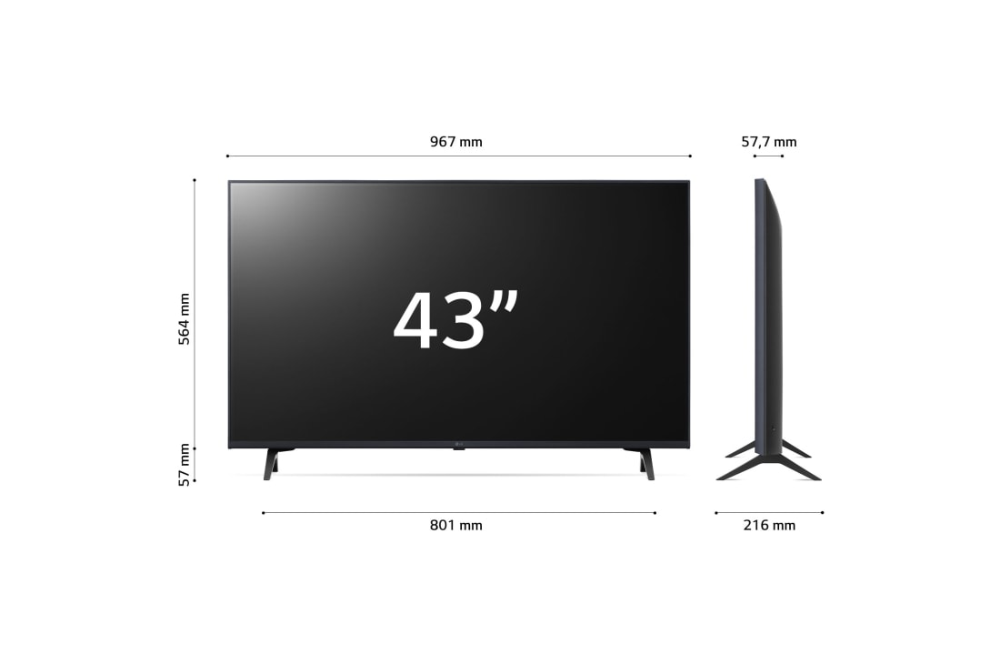LG UR80 de 43'', 4K Smart TV, 2023, 43UR80003LJ, thumbnail 5