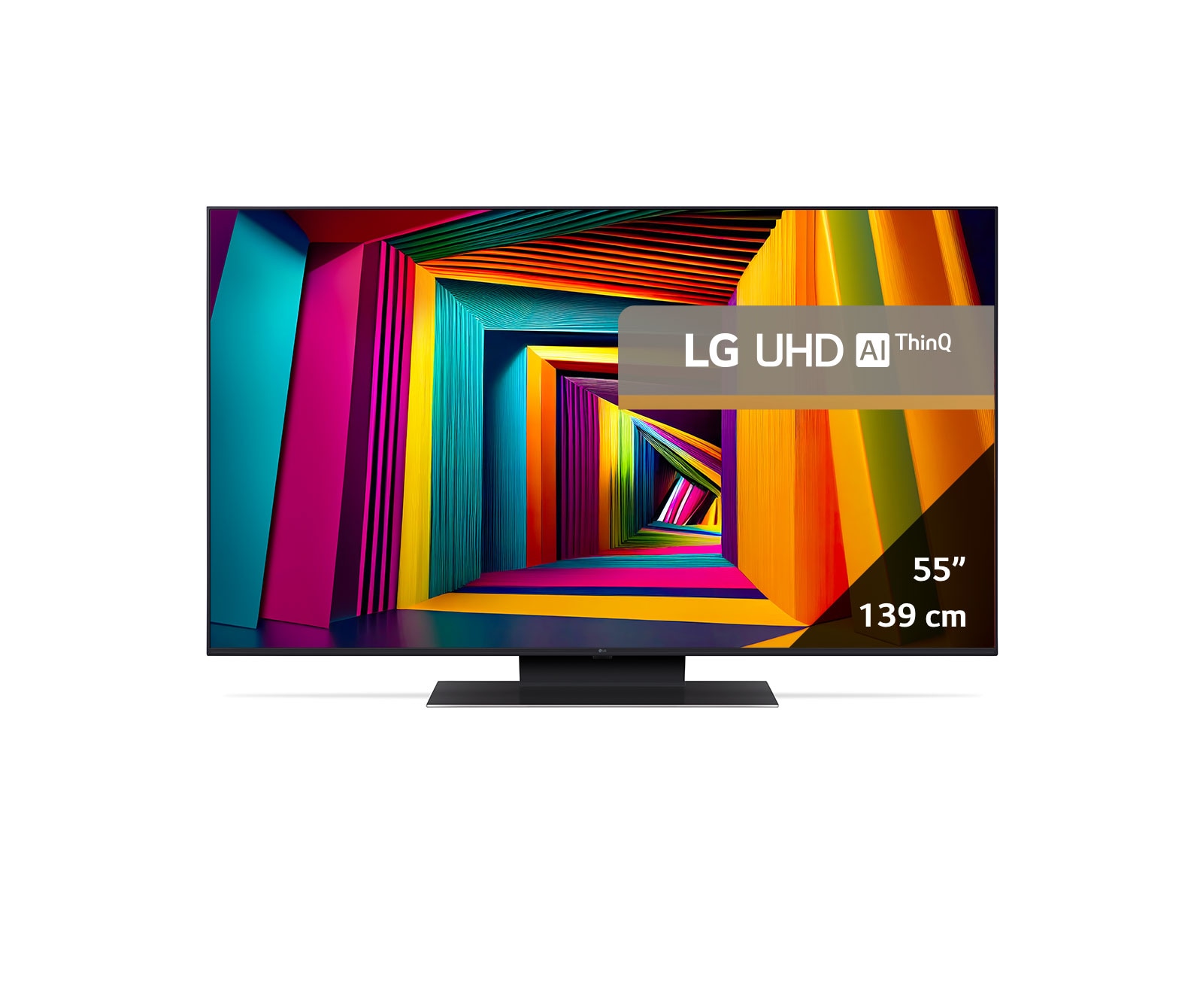LG AI UT91 de 55'', 4K Smart TV, Vedere din față, 55UT91003LA, thumbnail 2
