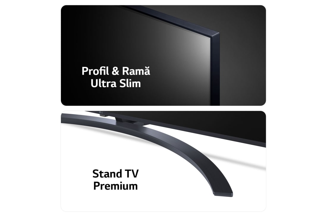 LG AI UT81 de 75'', 4K Smart TV, Profil și ramă subțire și design elegant al suportului, 75UT81003LA, thumbnail 4