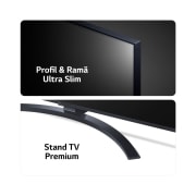 LG AI UT81 de 65'', 4K Smart TV, Profil și ramă subțire și design elegant al suportului, 65UT81003LA, thumbnail 4