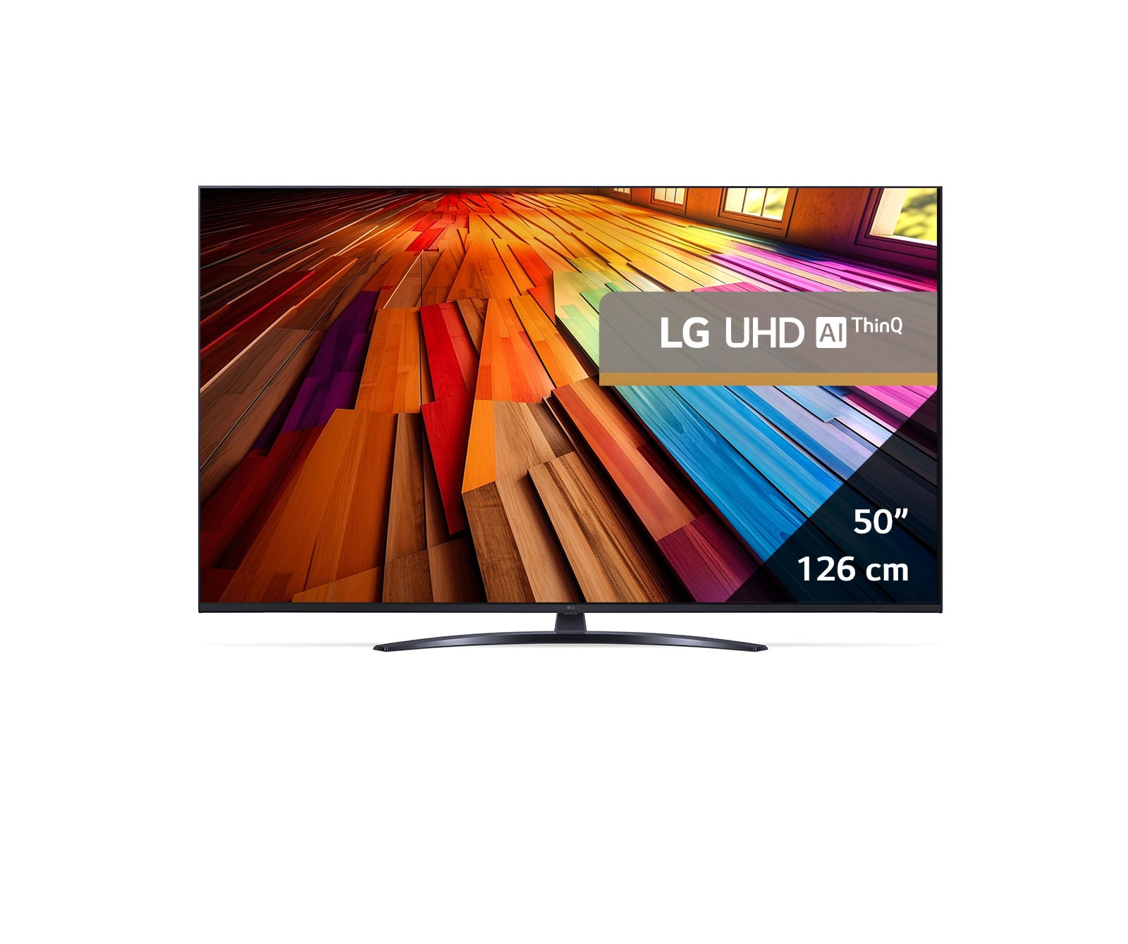 LG UT81 de 50'', 4K Smart TV, Vedere din spate a LG UHD TV, UT80, 50UT81003LA, thumbnail 2