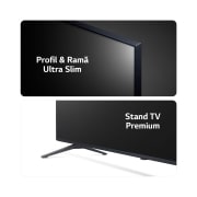 LG AI NANO81 de 86'', 4K Smart TV, Profil și ramă subțire și design elegant al suportului, 86NANO81T3A, thumbnail 4