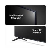 LG AI NANO81 de 75'', 4K Smart TV, Profil și ramă subțire și design elegant al suportului, 75NANO81T3A, thumbnail 3