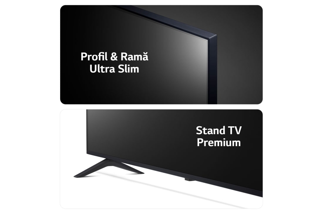 LG AI NANO81 de 65'', 4K Smart TV, 2024, Profil și ramă subțire și design elegant al suportului, 65NANO81T3A, thumbnail 4