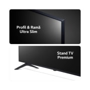 LG AI NANO81 de 65'', 4K Smart TV, 2024, Profil și ramă subțire și design elegant al suportului, 65NANO81T3A, thumbnail 4